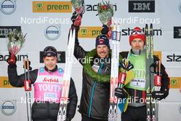 05.03.2017, Mora, Sweden (SWE): Stian Hoelgaard (NOR), John Kristian Dahl (NOR), Andreas Nygaard (NOR), (l-r) - Ski Classics Vasaloppet, Mora (SWE). www.nordicfocus.com. © Rauschendorfer/NordicFocus. Every downloaded picture is fee-liable.