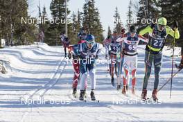08.04.2017, Levi, Finland (FIN): Robin Frost (GER), Lukas Bauer (CZE), (l-r) - Visma Ski Classics Yllaes-Levi, Levi (FIN). www.nordicfocus.com. © Manzoni/NordicFocus. Every downloaded picture is fee-liable.