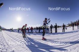 08.04.2017, Levi, Finland (FIN): Andreas Nygaard (NOR), Anton Karlsson (SWE), (l-r) - Visma Ski Classics Yllaes-Levi, Levi (FIN). www.nordicfocus.com. © Manzoni/NordicFocus. Every downloaded picture is fee-liable.