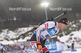 06.01.2018, Oberhof, Germany (GER): Julian Eberhard (AUT) -  IBU world cup biathlon, pursuit men, Oberhof (GER). www.nordicfocus.com. © Manzoni/NordicFocus. Every downloaded picture is fee-liable.