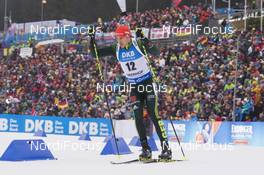 06.01.2018, Oberhof, Germany (GER): Arnd Peiffer (GER) -  IBU world cup biathlon, pursuit men, Oberhof (GER). www.nordicfocus.com. © Manzoni/NordicFocus. Every downloaded picture is fee-liable.
