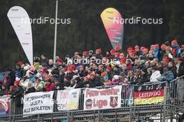 06.01.2018, Oberhof, Germany (GER): Event Feature: Fans -  IBU world cup biathlon, pursuit men, Oberhof (GER). www.nordicfocus.com. © Manzoni/NordicFocus. Every downloaded picture is fee-liable.