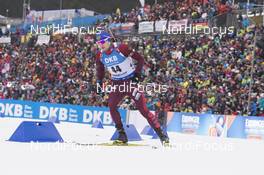 06.01.2018, Oberhof, Germany (GER): Maxim Tsvetkov (RUS) -  IBU world cup biathlon, pursuit men, Oberhof (GER). www.nordicfocus.com. © Manzoni/NordicFocus. Every downloaded picture is fee-liable.