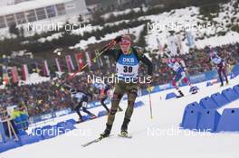 06.01.2018, Oberhof, Germany (GER): Roman Rees (GER) -  IBU world cup biathlon, pursuit men, Oberhof (GER). www.nordicfocus.com. © Manzoni/NordicFocus. Every downloaded picture is fee-liable.
