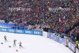 06.01.2018, Oberhof, Germany (GER): Laura Dahlmeier (GER), Franziska Preuss (GER), Fuyuko Tachizaki (JPN), (l-r) -  IBU world cup biathlon, pursuit women, Oberhof (GER). www.nordicfocus.com. © Manzoni/NordicFocus. Every downloaded picture is fee-liable.