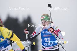 06.01.2018, Oberhof, Germany (GER): Lisa Theresa Hauser (AUT) -  IBU world cup biathlon, pursuit women, Oberhof (GER). www.nordicfocus.com. © Manzoni/NordicFocus. Every downloaded picture is fee-liable.