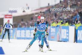 06.01.2018, Oberhof, Germany (GER): Justine Braisaz (FRA) -  IBU world cup biathlon, pursuit women, Oberhof (GER). www.nordicfocus.com. © Manzoni/NordicFocus. Every downloaded picture is fee-liable.