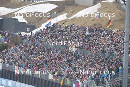 06.01.2018, Oberhof, Germany (GER): Event Feature: Fans -  IBU world cup biathlon, pursuit women, Oberhof (GER). www.nordicfocus.com. © Manzoni/NordicFocus. Every downloaded picture is fee-liable.