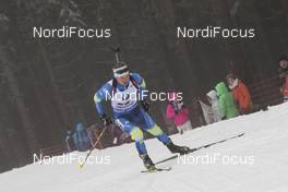 07.01.2018, Oberhof, Germany (GER): Vladimir Chepelin (BLR) -  IBU world cup biathlon, relay men, Oberhof (GER). www.nordicfocus.com. © Manzoni/NordicFocus. Every downloaded picture is fee-liable.