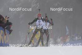07.01.2018, Oberhof, Germany (GER): Roman Rees (GER) -  IBU world cup biathlon, relay men, Oberhof (GER). www.nordicfocus.com. © Manzoni/NordicFocus. Every downloaded picture is fee-liable.