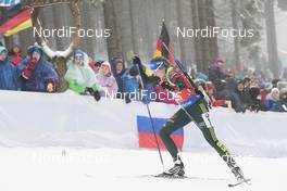 07.01.2018, Oberhof, Germany (GER): Vanessa Hinz (GER) -  IBU world cup biathlon, relay women, Oberhof (GER). www.nordicfocus.com. © Manzoni/NordicFocus. Every downloaded picture is fee-liable.