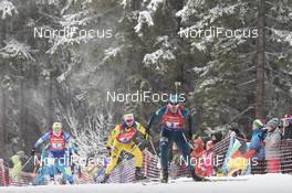07.01.2018, Oberhof, Germany (GER): Nadia Pisareva (BLR), Anna Magnusson (SWE), Yuliia Dzhima (UKR), (l-r) -  IBU world cup biathlon, relay women, Oberhof (GER). www.nordicfocus.com. © Manzoni/NordicFocus. Every downloaded picture is fee-liable.