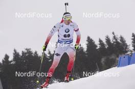 05.01.2018, Oberhof, Germany (GER): Grzegorz Guzik (POL) -  IBU world cup biathlon, sprint men, Oberhof (GER). www.nordicfocus.com. © Manzoni/NordicFocus. Every downloaded picture is fee-liable.
