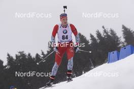 05.01.2018, Oberhof, Germany (GER): Daumants Lusa (LAT) -  IBU world cup biathlon, sprint men, Oberhof (GER). www.nordicfocus.com. © Manzoni/NordicFocus. Every downloaded picture is fee-liable.