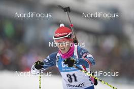 04.01.2018, Oberhof, Germany (GER): Veronika Vitkova (CZE) -  IBU world cup biathlon, sprint women, Oberhof (GER). www.nordicfocus.com. © Manzoni/NordicFocus. Every downloaded picture is fee-liable.