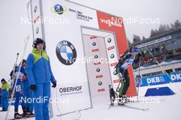 04.01.2018, Oberhof, Germany (GER): Vanessa Hinz (GER) -  IBU world cup biathlon, sprint women, Oberhof (GER). www.nordicfocus.com. © Manzoni/NordicFocus. Every downloaded picture is fee-liable.
