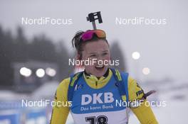 04.01.2018, Oberhof, Germany (GER): Linn Persson (SWE) -  IBU world cup biathlon, sprint women, Oberhof (GER). www.nordicfocus.com. © Manzoni/NordicFocus. Every downloaded picture is fee-liable.