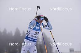 04.01.2018, Oberhof, Germany (GER): Mari Laukkanen (FIN) -  IBU world cup biathlon, sprint women, Oberhof (GER). www.nordicfocus.com. © Manzoni/NordicFocus. Every downloaded picture is fee-liable.