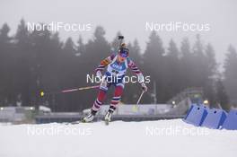 04.01.2018, Oberhof, Germany (GER): Ingrid Landmark Tandrevold (NOR) -  IBU world cup biathlon, sprint women, Oberhof (GER). www.nordicfocus.com. © Manzoni/NordicFocus. Every downloaded picture is fee-liable.