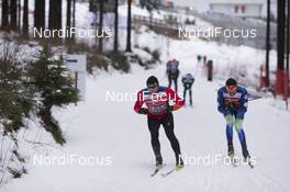 03.01.2018, Oberhof, Germany (GER): Event Feature: teams are testing skis on the track -  IBU world cup biathlon, training, Oberhof (GER). www.nordicfocus.com. © Manzoni/NordicFocus. Every downloaded picture is fee-liable.