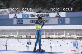 03.01.2018, Oberhof, Germany (GER): Event Feature: undefined athlete competes at the shooting range -  IBU world cup biathlon, training, Oberhof (GER). www.nordicfocus.com. © Manzoni/NordicFocus. Every downloaded picture is fee-liable.