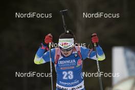 11.01.2018, Ruhpolding, Germany (GER): Iryna Kryuko (BLR) -  IBU world cup biathlon, individual women, Ruhpolding (GER). www.nordicfocus.com. © Manzoni/NordicFocus. Every downloaded picture is fee-liable.