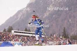 11.01.2018, Ruhpolding, Germany (GER): Jessica Jislova (CZE) -  IBU world cup biathlon, individual women, Ruhpolding (GER). www.nordicfocus.com. © Manzoni/NordicFocus. Every downloaded picture is fee-liable.