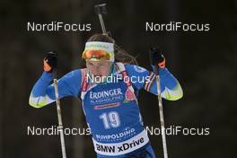 11.01.2018, Ruhpolding, Germany (GER): Darya Domracheva (BLR) -  IBU world cup biathlon, individual women, Ruhpolding (GER). www.nordicfocus.com. © Manzoni/NordicFocus. Every downloaded picture is fee-liable.