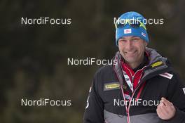 11.01.2018, Ruhpolding, Germany (GER): Ludwig Gredler (AUT), coach Team Austria -  IBU world cup biathlon, individual women, Ruhpolding (GER). www.nordicfocus.com. © Manzoni/NordicFocus. Every downloaded picture is fee-liable.
