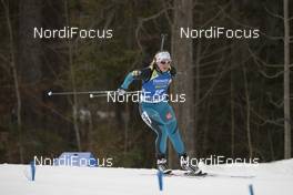 11.01.2018, Ruhpolding, Germany (GER): Anais Bescond (FRA) -  IBU world cup biathlon, individual women, Ruhpolding (GER). www.nordicfocus.com. © Manzoni/NordicFocus. Every downloaded picture is fee-liable.