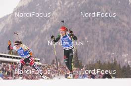 11.01.2018, Ruhpolding, Germany (GER): Laura Dahlmeier (GER) -  IBU world cup biathlon, individual women, Ruhpolding (GER). www.nordicfocus.com. © Manzoni/NordicFocus. Every downloaded picture is fee-liable.