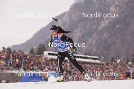 11.01.2018, Ruhpolding, Germany (GER): Fuyuko Tachizaki (JPN) -  IBU world cup biathlon, individual women, Ruhpolding (GER). www.nordicfocus.com. © Manzoni/NordicFocus. Every downloaded picture is fee-liable.