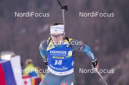 11.01.2018, Ruhpolding, Germany (GER): Celia Aymonier (FRA) -  IBU world cup biathlon, individual women, Ruhpolding (GER). www.nordicfocus.com. © Manzoni/NordicFocus. Every downloaded picture is fee-liable.