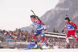 11.01.2018, Ruhpolding, Germany (GER): Tiril Eckhoff (NOR) -  IBU world cup biathlon, individual women, Ruhpolding (GER). www.nordicfocus.com. © Manzoni/NordicFocus. Every downloaded picture is fee-liable.