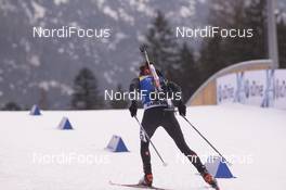 11.01.2018, Ruhpolding, Germany (GER): Selina Gasparin (SUI) -  IBU world cup biathlon, individual women, Ruhpolding (GER). www.nordicfocus.com. © Manzoni/NordicFocus. Every downloaded picture is fee-liable.