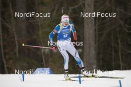 11.01.2018, Ruhpolding, Germany (GER): Kaisa Makarainen (FIN) -  IBU world cup biathlon, individual women, Ruhpolding (GER). www.nordicfocus.com. © Manzoni/NordicFocus. Every downloaded picture is fee-liable.