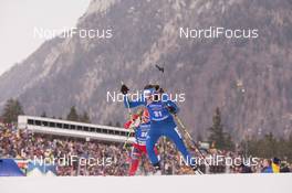 11.01.2018, Ruhpolding, Germany (GER): Susan Dunklee (USA) -  IBU world cup biathlon, individual women, Ruhpolding (GER). www.nordicfocus.com. © Manzoni/NordicFocus. Every downloaded picture is fee-liable.