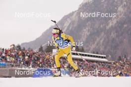 11.01.2018, Ruhpolding, Germany (GER): Elisabeth Hoegberg (SWE) -  IBU world cup biathlon, individual women, Ruhpolding (GER). www.nordicfocus.com. © Manzoni/NordicFocus. Every downloaded picture is fee-liable.