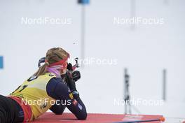 11.01.2018, Ruhpolding, Germany (GER): Anastasiya Kuzmina (SVK) -  IBU world cup biathlon, individual women, Ruhpolding (GER). www.nordicfocus.com. © Manzoni/NordicFocus. Every downloaded picture is fee-liable.