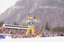 11.01.2018, Ruhpolding, Germany (GER): Mona Brorsson (SWE) -  IBU world cup biathlon, individual women, Ruhpolding (GER). www.nordicfocus.com. © Manzoni/NordicFocus. Every downloaded picture is fee-liable.