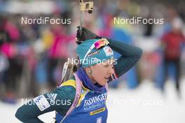 11.01.2018, Ruhpolding, Germany (GER): Yuliia Dzhima (UKR) -  IBU world cup biathlon, individual women, Ruhpolding (GER). www.nordicfocus.com. © Manzoni/NordicFocus. Every downloaded picture is fee-liable.
