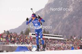 11.01.2018, Ruhpolding, Germany (GER): Nicole Gontier (ITA) -  IBU world cup biathlon, individual women, Ruhpolding (GER). www.nordicfocus.com. © Manzoni/NordicFocus. Every downloaded picture is fee-liable.