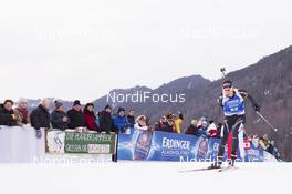 11.01.2018, Ruhpolding, Germany (GER): Selina Gasparin (SUI) -  IBU world cup biathlon, individual women, Ruhpolding (GER). www.nordicfocus.com. © Manzoni/NordicFocus. Every downloaded picture is fee-liable.