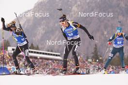 11.01.2018, Ruhpolding, Germany (GER): Elisa Gasparin (SUI), Selina Gasparin (SUI), (l-r) -  IBU world cup biathlon, individual women, Ruhpolding (GER). www.nordicfocus.com. © Manzoni/NordicFocus. Every downloaded picture is fee-liable.