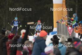 11.01.2018, Ruhpolding, Germany (GER): Galina Vishnevskaya (KAZ), Laura Dahlmeier (GER), (l-r) -  IBU world cup biathlon, individual women, Ruhpolding (GER). www.nordicfocus.com. © Manzoni/NordicFocus. Every downloaded picture is fee-liable.