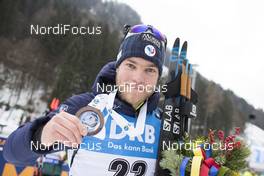14.01.2018, Ruhpolding, Germany (GER): Antonin Guigonnat (FRA) -  IBU world cup biathlon, mass men, Ruhpolding (GER). www.nordicfocus.com. © Manzoni/NordicFocus. Every downloaded picture is fee-liable.