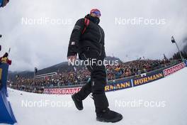 14.01.2018, Ruhpolding, Germany (GER): Andy Mettler (SUI), Rossignol Race Service -  IBU world cup biathlon, mass women, Ruhpolding (GER). www.nordicfocus.com. © Manzoni/NordicFocus. Every downloaded picture is fee-liable.