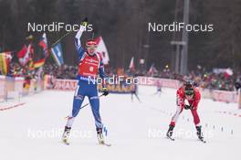 14.01.2018, Ruhpolding, Germany (GER): Veronika Vitkova (CZE) -  IBU world cup biathlon, mass women, Ruhpolding (GER). www.nordicfocus.com. © Manzoni/NordicFocus. Every downloaded picture is fee-liable.