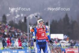 14.01.2018, Ruhpolding, Germany (GER): Darya Domracheva (BLR) -  IBU world cup biathlon, mass women, Ruhpolding (GER). www.nordicfocus.com. © Manzoni/NordicFocus. Every downloaded picture is fee-liable.
