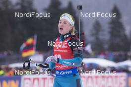 14.01.2018, Ruhpolding, Germany (GER): Anais Bescond (FRA) -  IBU world cup biathlon, mass women, Ruhpolding (GER). www.nordicfocus.com. © Manzoni/NordicFocus. Every downloaded picture is fee-liable.